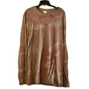 Men's Old Navy Custom Bleach Dye Long Sleeve T-shirt Size XL Tall